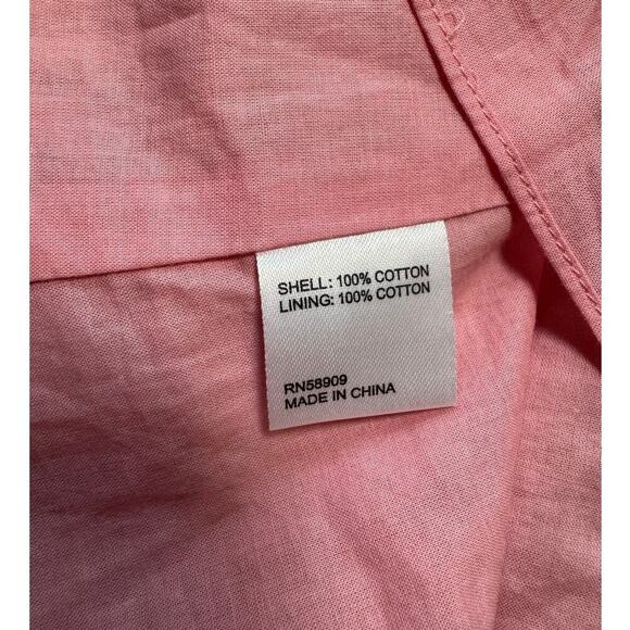 Antiono Melani tiered hem sun dress size women's small; orange & red,100% cotton - Picture 8 of 10